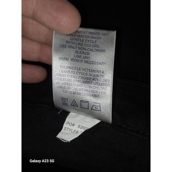 NYDJ Women's Size 16 Black Ankle Jeans - Picture 7 of 7